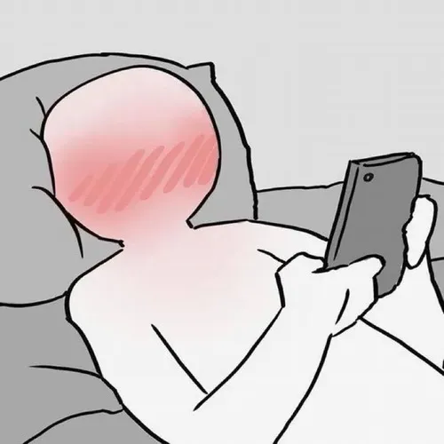 Ảnh meme vui ánh mắt e thẹn liếc sang bên tránh né