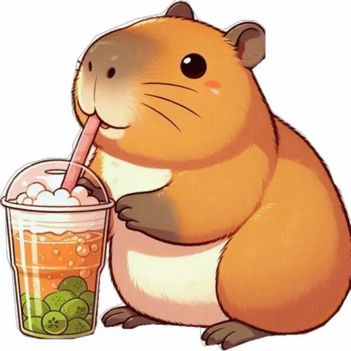 Ảnh meme khung rộng Capybara nhìn lên trời tỏ vẻ bó tay.