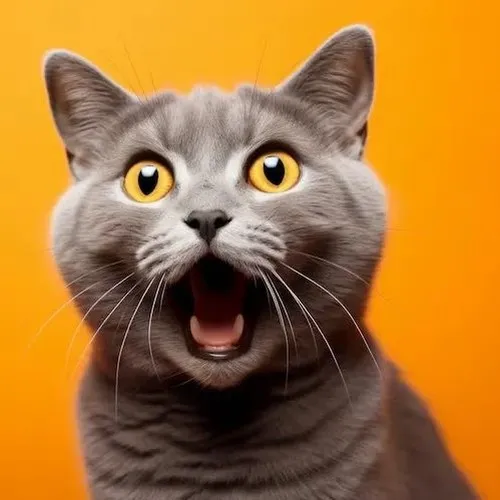 Ảnh vui mèo mướp cho thấy đuôi vểnh gấp vì hoảng