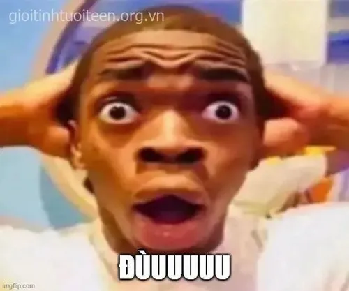 Ảnh hài biểu cảm rùng mình co rúm sợ tột độ