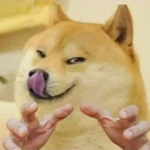 Meme chế Cheems vui cùng gương mặt bầu ngố