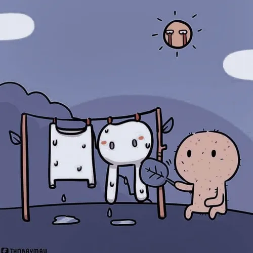 Hình meme thỏ bảy màu tôn dáng đứng gọn gàng