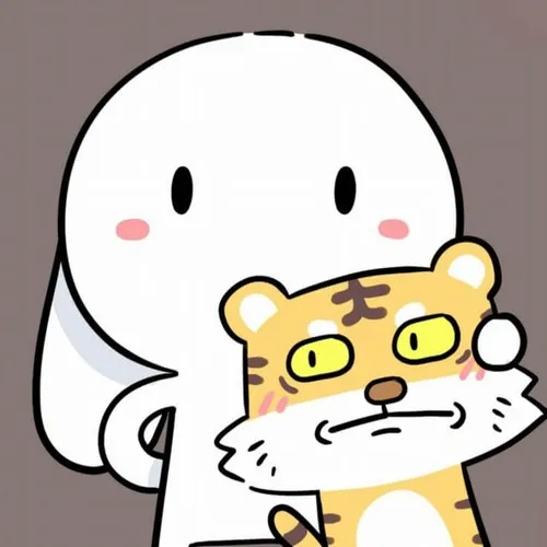 Hình chế thỏ hài nêu màu sắc tối giản tinh nghịch