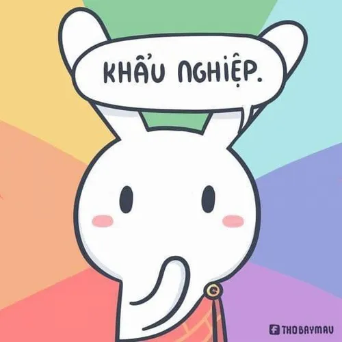 Hình troll thỏ tưng tửng diễn chất phóng đại oái oăm