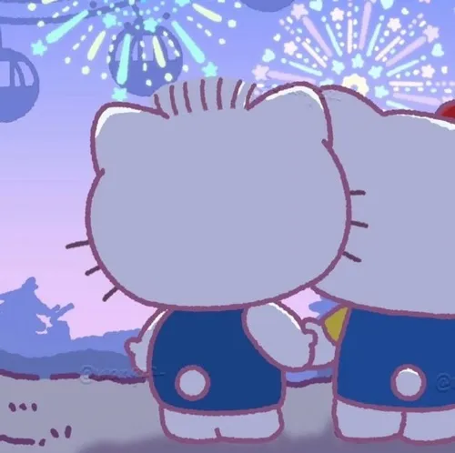 Hình đại diện cute ghép đôi tông pastel tạo đồng điệu nhẹ