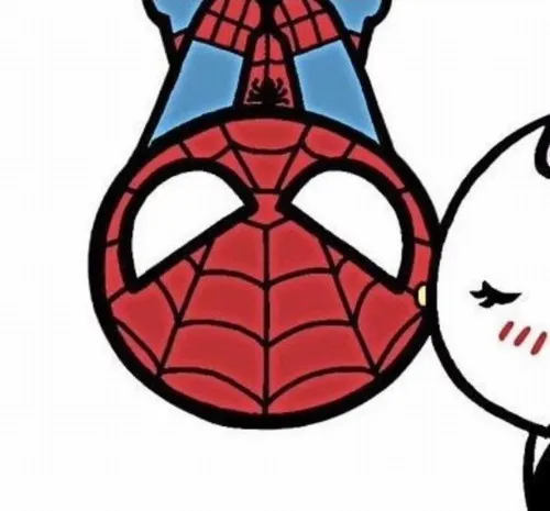 Avatar cặp hello kitty và spiderman phối màu pastel ngọt dịu hợp vibe các cặp trẻ