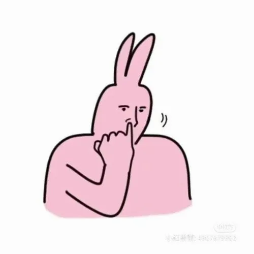 Meme thỏ hồng dành cho lúc bị hỏi khó mà không biết né