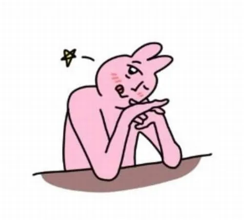 Thỏ hồng chill meme: Biểu cảm thư giãn mang vibe nhẹ nhàng