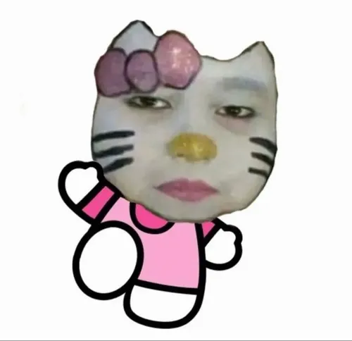 Hình chế meme vui mèo tạo dáng chán nản kiểu diễn cảm thái quá