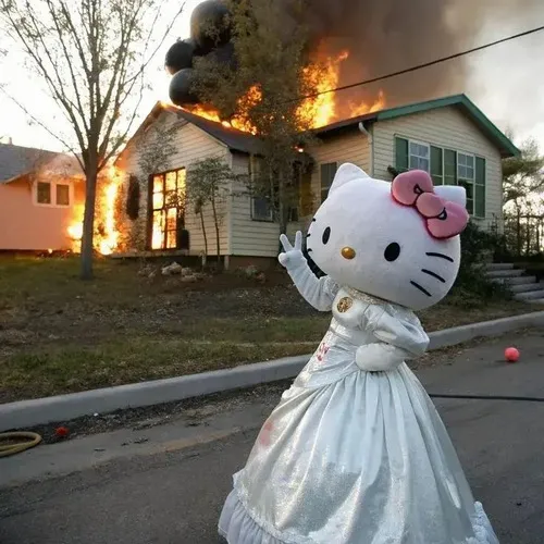 Hello Kitty meme dễ thương phù hợp khoảnh khắc bạn muốn than thở nhẹ nhàng