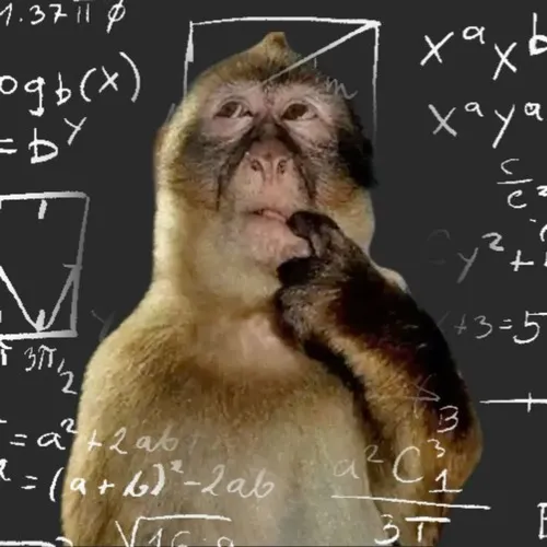 Meme khỉ trăn trở cực hợp lúc bạn muốn né câu hỏi nhạy cảm