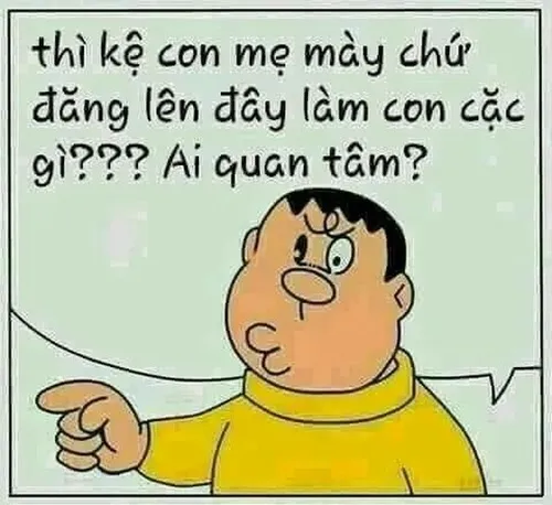 Suneo ngã lăn vì vướng bảo bối, Doraemon đứng nhìn cười nhẹ.