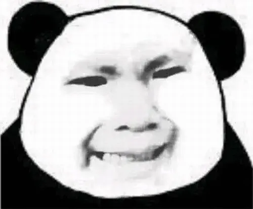 Meme gấu trúc khóc với khuôn mặt đỏ hoe