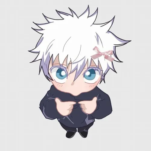 Ảnh hài Gojo-sensei gẩy nhẹ tạo một chạm xóa sạch bằng Tím thỏa mãn kỳ quái