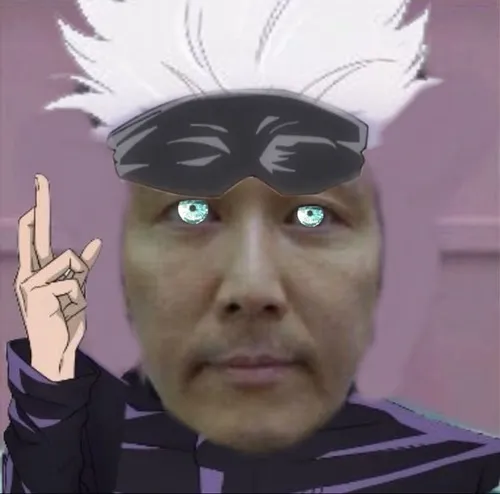 Hình chế meme vui thầy Gojo buộc Vô Hạn làm khoảng cách giãn nổ choáng ngợp