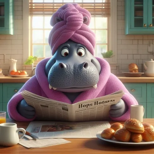 Meme chế hà mã ngố mô tả trườn bùn cạnh bờ nước