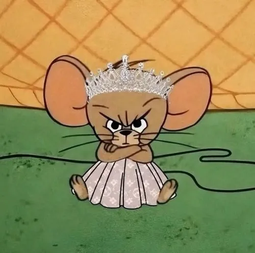 Mạch cảm xúc yêu vụt sáng khi bạn dùng meme Jerry mặc váy cưới đúng lúc thẹn thùng