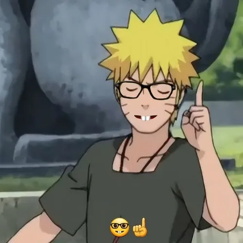 Hình troll ninja trẻ cường điệu khi kể chuyện huấn luyện với Jiraiya