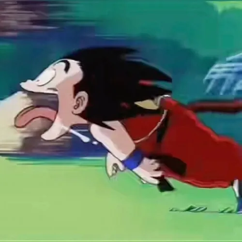 Meme chế Kakarot bật khí chiến khiến luồng khí thần xoáy tung sân