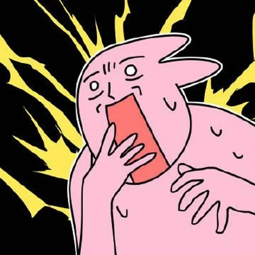 Hình meme bé tai dài tạo nét lúng túng liên hệ bộ sticker quen thuộc