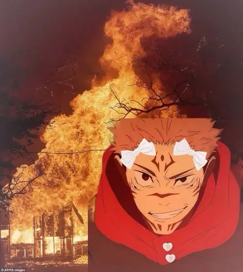 Meme Sukuna triển khai Phục Ma Ngự Trù bằng chém dữ dội