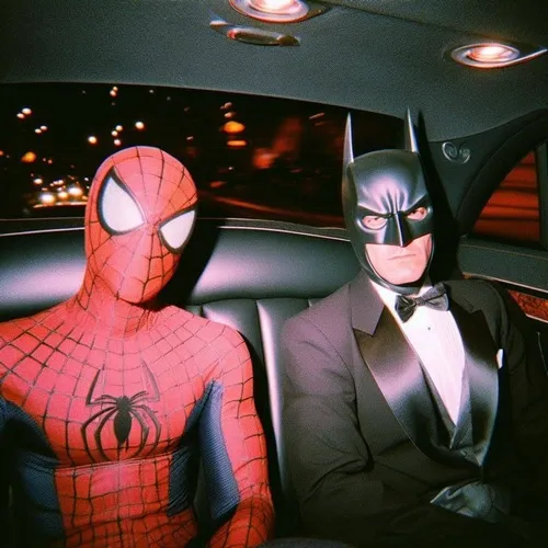 Meme người nhện lộn vòng không trung biểu thị lòng tốt bền bỉ trong hỗn độn