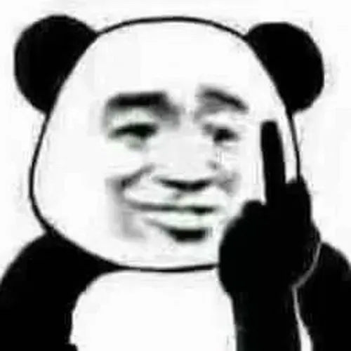 Ảnh chế gấu trúc lươn lẹo mắt troll cong như cười đểu duyên dáng