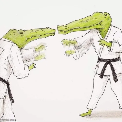 Meme chế sấu khơi sức chịu nóng đặc trưng vùng nước lợ