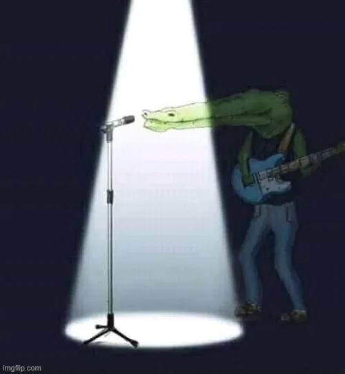 Khi gương mặt cá sấu nói hộ cảm xúc bất lực cuối ngày