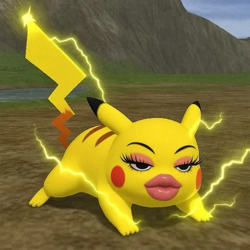 Cú phồng má Pikachu thành meme hoàn hảo khi bạn muốn trách yêu ai đó