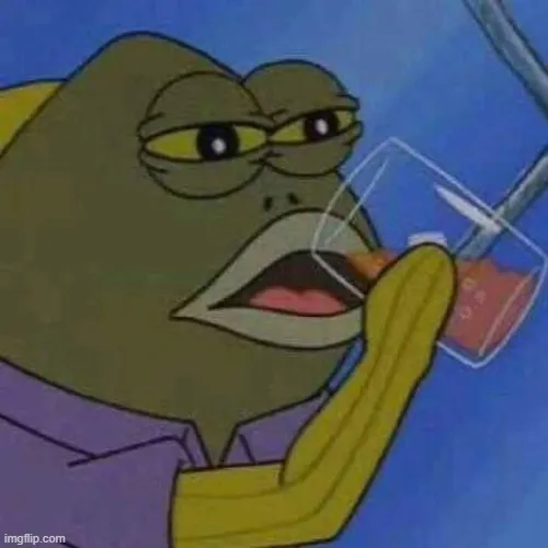 Ảnh troll cá chim nghiêng mình như đang đánh giá ai đó.