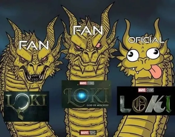 Meme rồng ba đầu gợi nhóm bạn lệch nhịp với biểu cảm chệch quỹ đạo