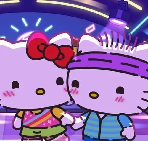 Ảnh profile mèo hồng pastel tạo cảm giác trung tính rất nhẹ nhàng