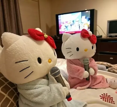 Ảnh đại diện Hello Kitty vô tri theo phong cách vô tri pastel mềm nhẹ