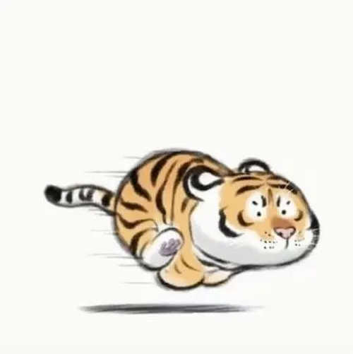 Meme hổ béo hợp dùng khi bạn giả vờ bình thản nhưng trong lòng rối tung