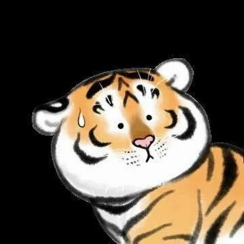 Meme hổ béo ngồi vô tri run sợ kiểu ngây thơ khiến ai cũng cười