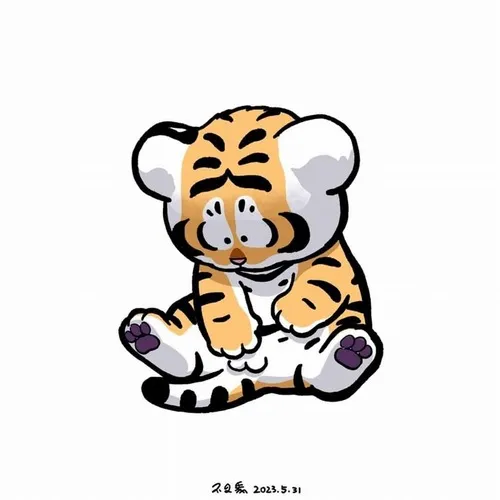 Ảnh troll thú mập dí dỏm bất lực thất vọng nhẹ bởi dáng ngồi ú ì