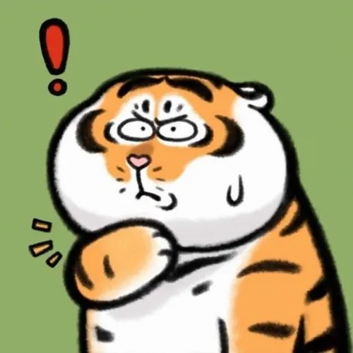 Meme hổ béo đuôi ngắn nhăn mặt tức giận kiểu đối lập hành động ngớ ngẩn