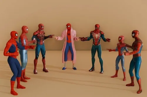 Những pha giống nhau đến khó tin luôn hợp với chất tấu hài từ meme người nhện