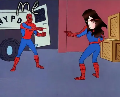 Cuộc họp hỗn độn dễ gây cười hơn khi áp meme người nhện chỉ thẳng nhau