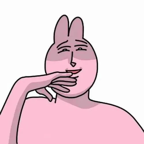 Ảnh chế thỏ hồng thể hiện dùng được đa cảnh trong phản ứng hội thoại