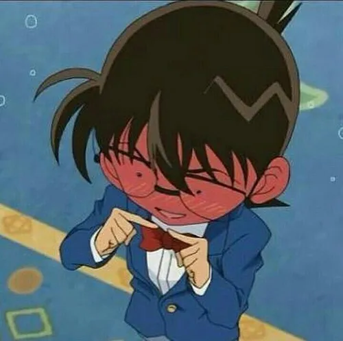 Meme Conan mắc cỡ đỏ mặt