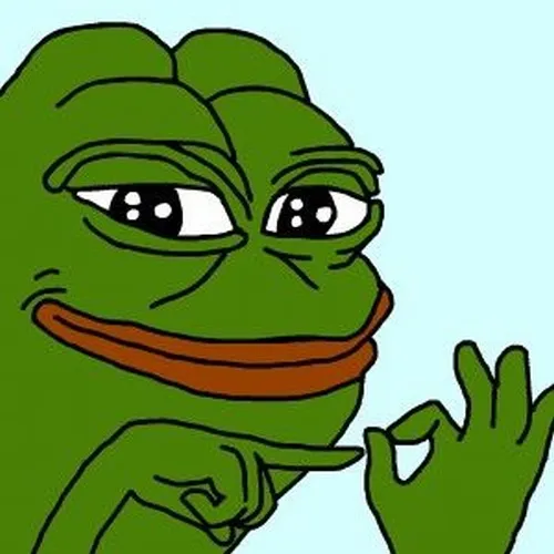 Ảnh chế ếch pepe nâng vai nhẹ như đang tự nhủ cố lên.