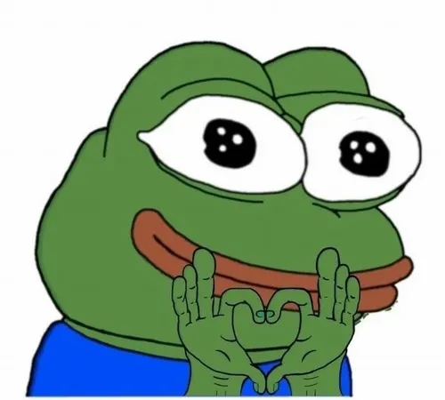 Hình troll ếch xanh nhăn mặt ghê tởm rõ rệt.