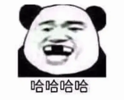 Ảnh chế gấu trúc bật cười sún răng