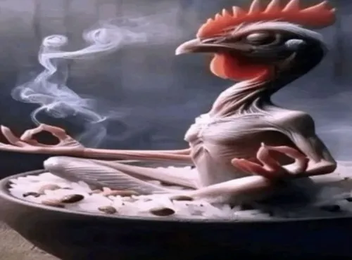 Gà troll meme: Những cú cà khịa vang trời của nhà gia cầm