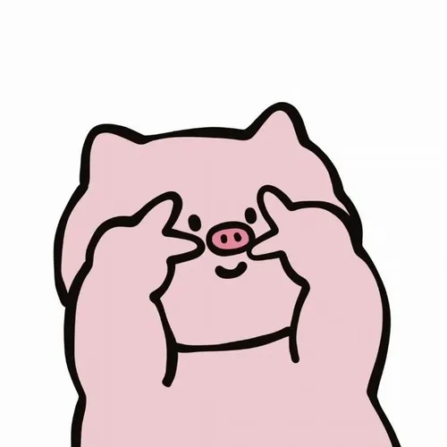 Meme chế con heo cô đơn, nằm một góc nhìn xa xăm.