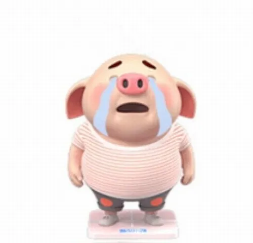 Ảnh troll con heo nhếch môi tinh nghịch, kiểu biết tuốt.