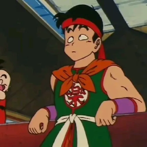 Ảnh meme vui Yamucha lấy lại bình tĩnh nhờ Thần Mèo Karin trợ lực.