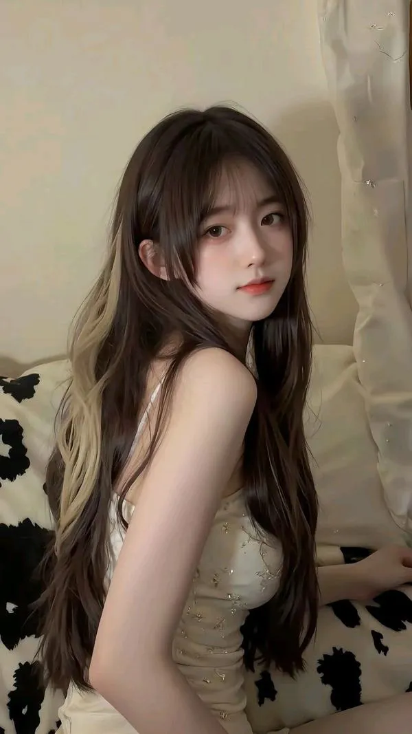 Trên sân thượng thành phố, cô gái mặc áo da đen dựa lan can lúc trời chạng vạng, tóc buộc cao và ánh nhìn xa làm ảnh bụi bặm hơn hẳn